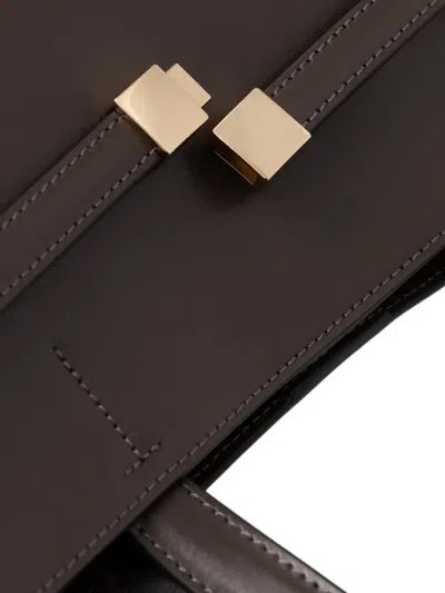 Marc O'polo Strap-detail Tote Bag In Brown
