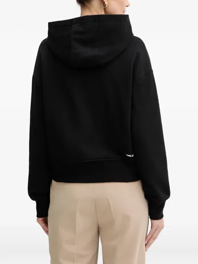 Karl Lagerfeld Graphic-print Hoodie In Black