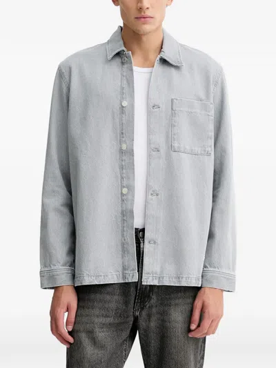 Marc O'polo Pocket Shirt Jacket In Gray