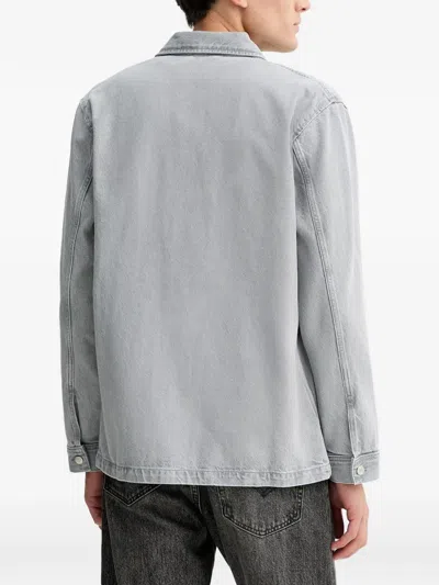 Marc O'polo Pocket Shirt Jacket In Gray