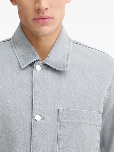 Marc O'polo Pocket Shirt Jacket In Gray