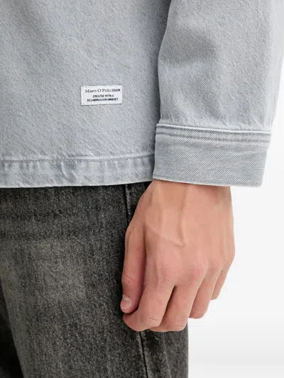 Marc O'polo Pocket Shirt Jacket In Gray