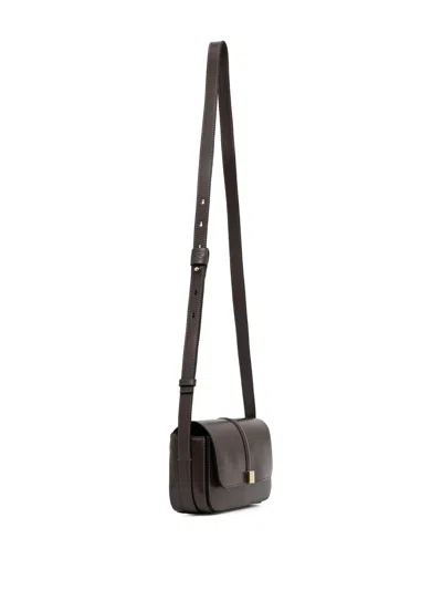 Marc O'polo Square-hardware Crossbody Bag In Brown