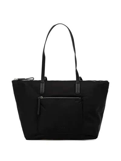 Marc O'polo Medium Zip Pocket Tote Bag In Black
