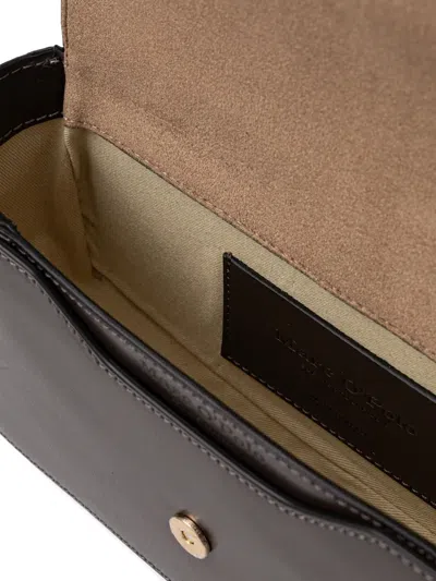 Marc O'polo Square-hardware Crossbody Bag In Brown