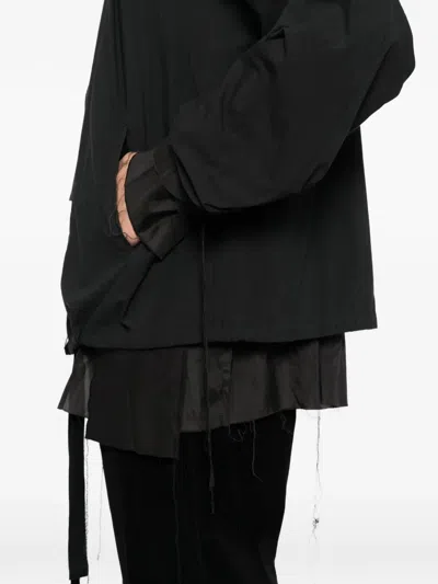 Midorikawa Cottton Zip-up Jacket In Black