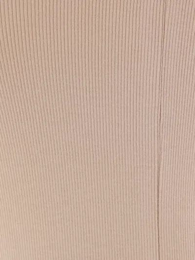 Brunello Cucinelli Ribbed Tank Top In Neutral