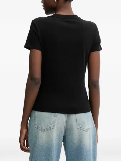 Miss Sixty Lettering T-shirt In Black