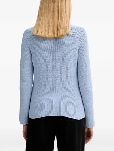 Marc O'polo V-neck Sweater In Blue
