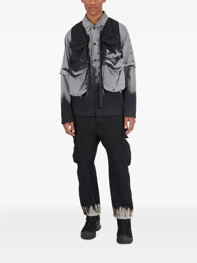 Nemen Zip-up Pocket Gilet In Black