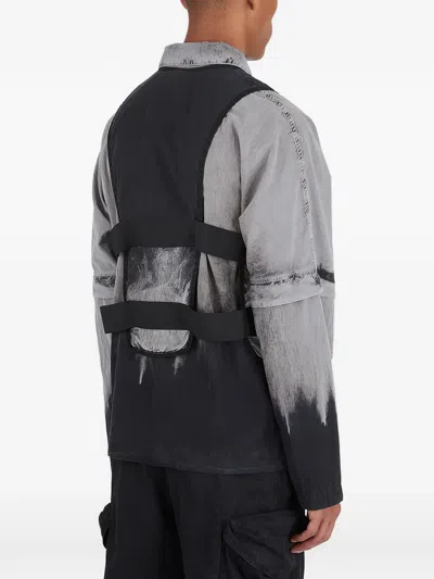 Nemen Zip-up Pocket Gilet In Black