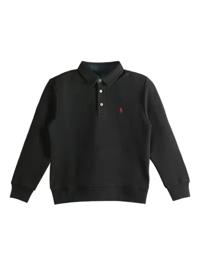 Polo Ralph Lauren Logo-embroidered Polo Shirt In Black