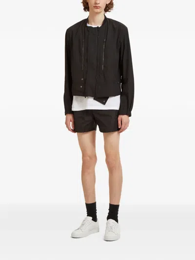 Aiezen Black Drawstring Beach Pants