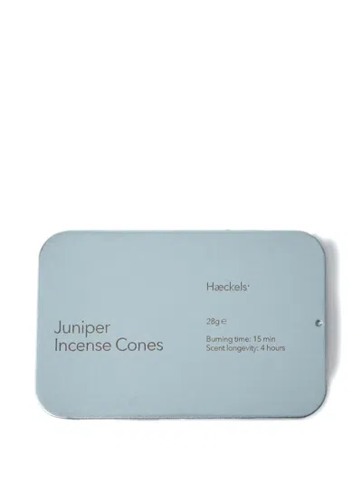 Haeckels Juniper Incense Cones In Blue