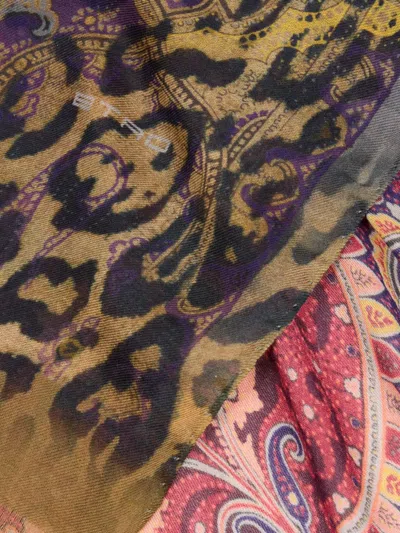 Etro Animal-pattern Scarf In Multi