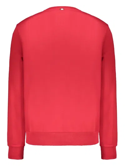 Herno Logo Sweater In Red