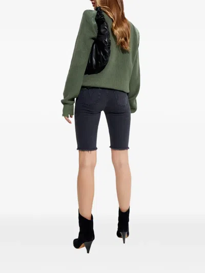 Ser.o.ya Maya Distressed-effect Shorts In Black