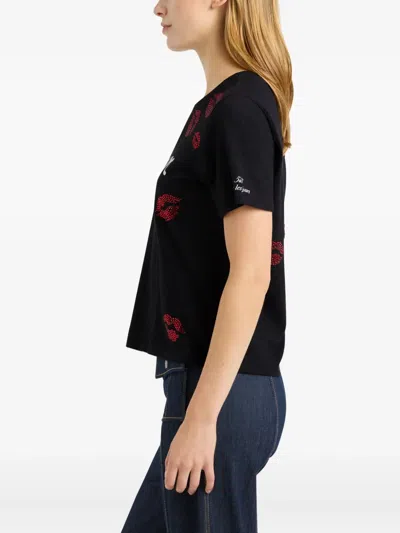 Cinq À Sept Kissing Booth Graphic T-shirt In Black