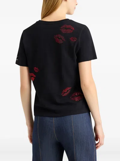 Cinq À Sept Kissing Booth Graphic T-shirt In Black