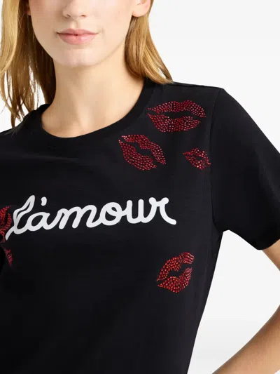 Cinq À Sept Kissing Booth Graphic T-shirt In Black