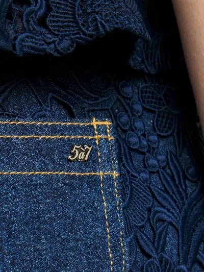 Cinq À Sept Lace Combo Francine Trousers In Blue