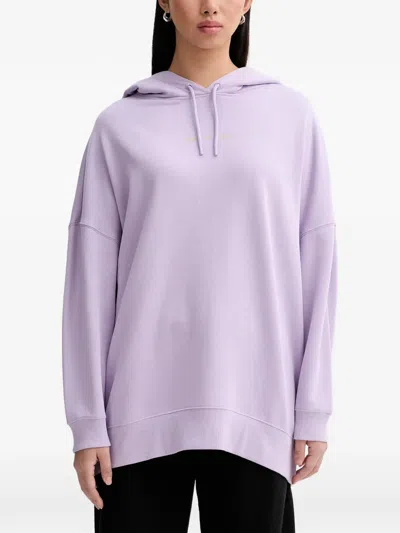 Marc O'polo Floral Graphic Hoodie In Purple