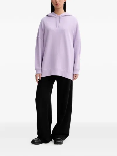 Marc O'polo Floral Graphic Hoodie In Purple