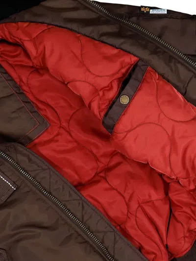 Prototypes Sprayed Goat Bomber Jacket In Brown