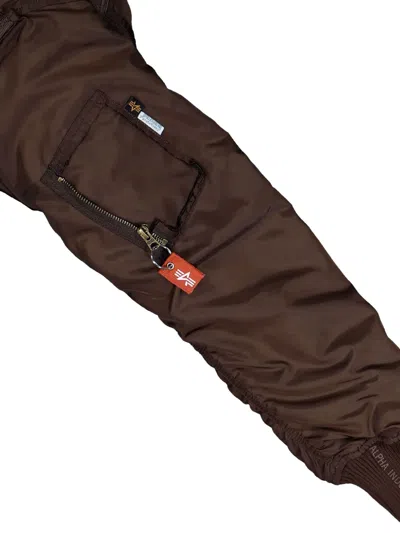 Prototypes Sprayed Goat Bomber Jacket In Brown