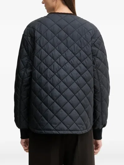 Marc O'polo Quilted Zip Jacket In Blue