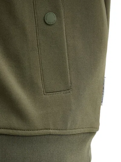 Marc O'polo Zip Striped Sweater In Green