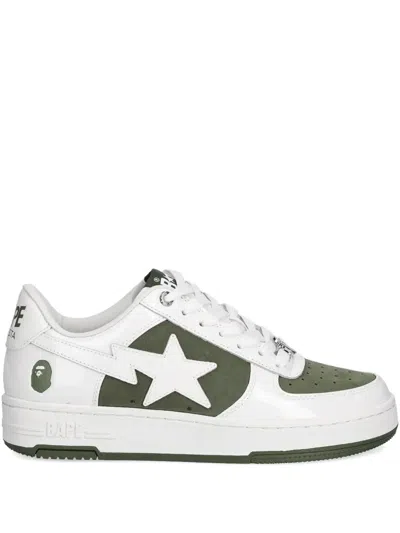 A Bathing Ape Bape Sta #6 L Panelled Sneakers In Multi