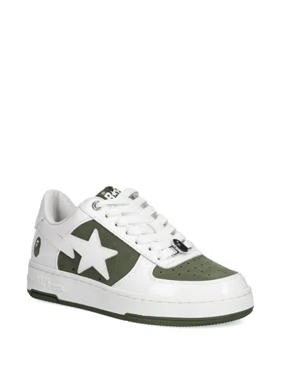 A Bathing Ape Bape Sta #6 L Panelled Sneakers In Multi