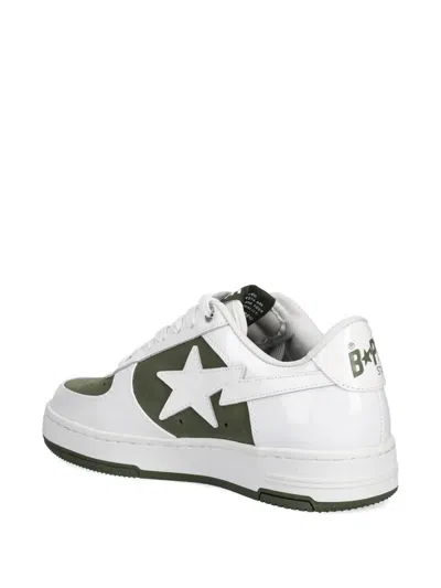 A Bathing Ape Bape Sta #6 L Panelled Sneakers In Multi