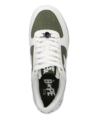 A Bathing Ape Bape Sta #6 L Panelled Sneakers In Multi