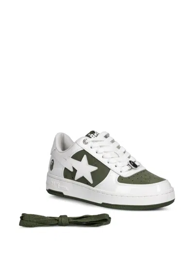 A Bathing Ape Bape Sta #6 L Panelled Sneakers In Multi