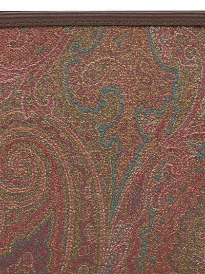 Etro Small Arnica Paisley Messenger Bag In Brown