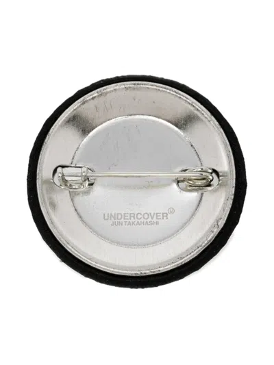 Undercover Rhinestone-embellished Silk Brooch In Black