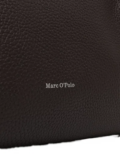 Marc O'polo Medium Logo-detail Tote Bag In Black