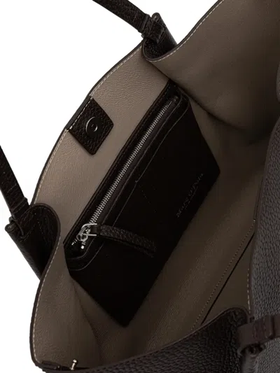 Marc O'polo Medium Logo-detail Tote Bag In Black