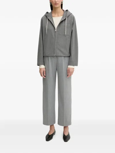 Marc O'polo Hooded Zip Jacket In Green