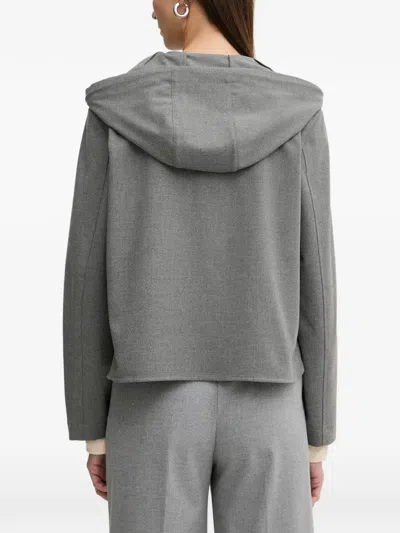 Marc O'polo Hooded Zip Jacket In Green