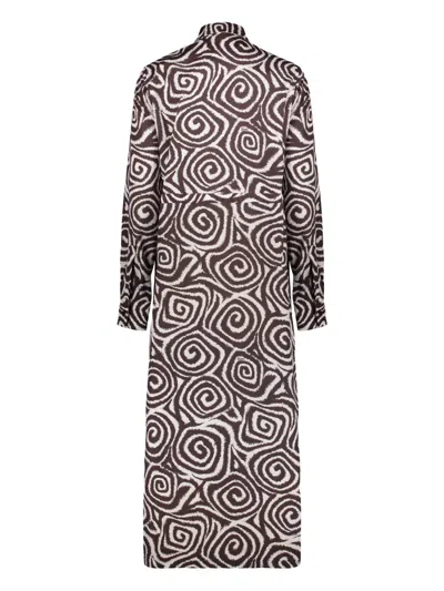 高领束腰连衣裙