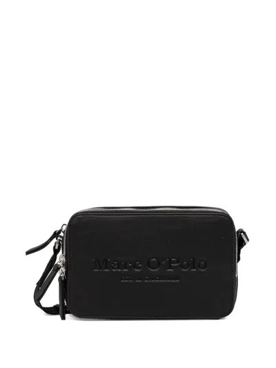 Marc O'polo Small Logo Embossed-logo Bag In Black