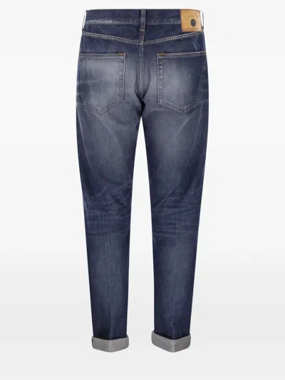 Dondup Five Pocket Icon Denim Trousers In Blue