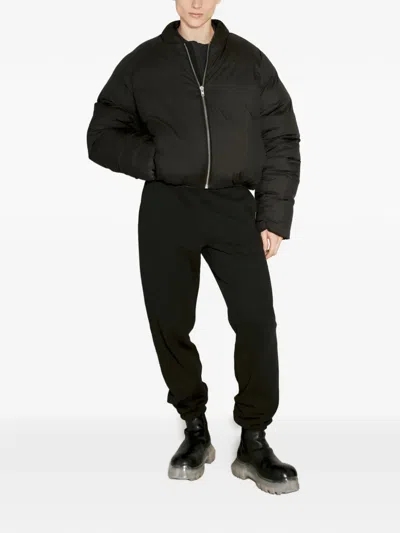 Entire Studios Padded Zipped Jacket In Black