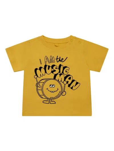 Stella Mccartney Print T-shirt In Yellow