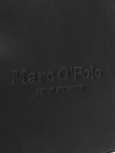 Marc O'polo Debossed-logo Tote Bag In Black