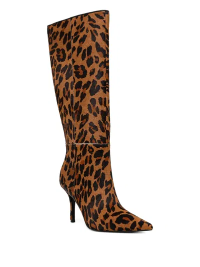 Guess Usa Gressa Animal Print Boots In Multi