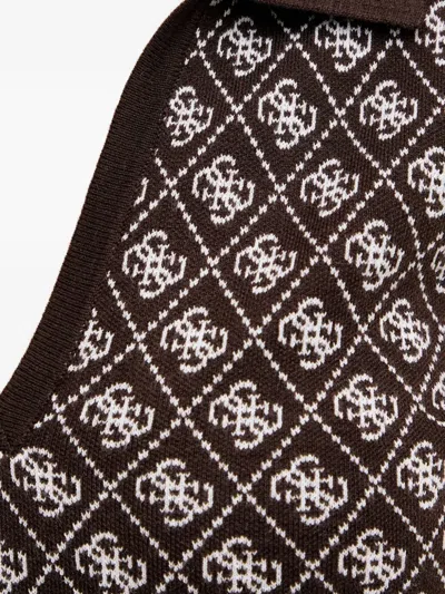 Guess Usa Patterned V-neck Mini Dress In Multi